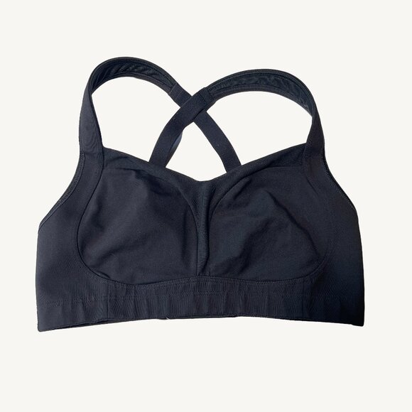 Lululemon Black Ta Ta Tamer Sports Bra Good Condition Size Unsure - Picture 1 of 13